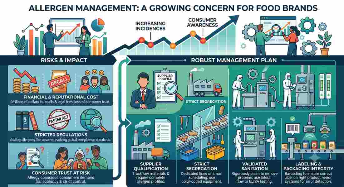 Allergen Management: A Growing Concern for Food Brands